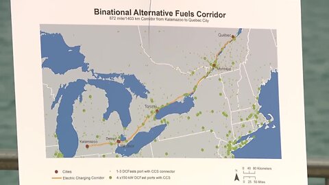 US and Canadian officials announce first Binational EV Corridor in Detroit