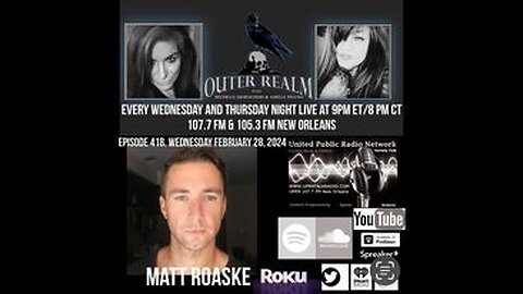 The Outer Realm - Matt Roeske - Cultivate Elevate- Hidden Knowledge, UFOs