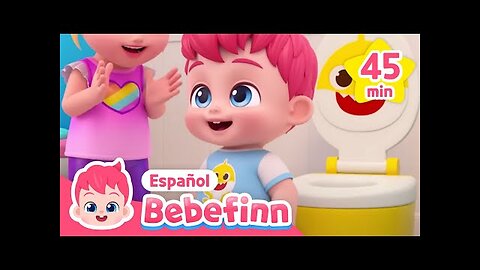 Puedo ir al baño solito🚽 | Es Hora de Hacer Popó💩 y Más Canciones Infantiles | Bebefinn en español