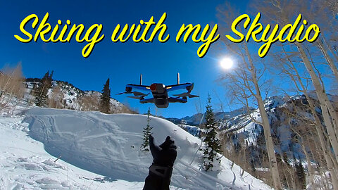 Skiing with my Skydio - 2nd Time was a Success