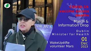 Volunteer Mars - Wakeupeire March && Information Drop - Dublin, Minister Health