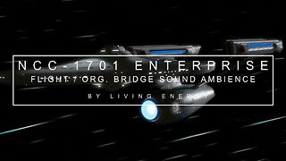 10 Hours | Trek TOS | USS Enterprise Cruising and Bridge Ambience | Relaxing Space Meditation, Sleep