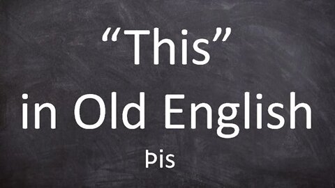 "This" in Old English (part 3)