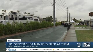 Mesa officers involved in shooting near Alma School Road and University Drive
