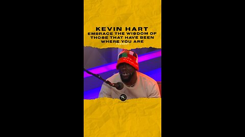 #kevinhart Embrace the wisdom of those that have been where you are. 🎥 @lolnetwork