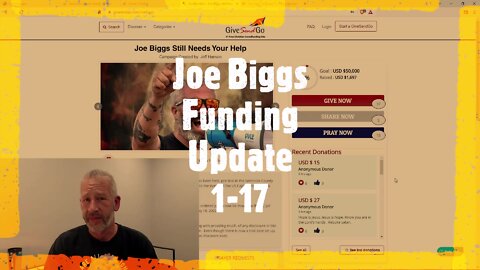 Joe Biggs Funding Update 1-17