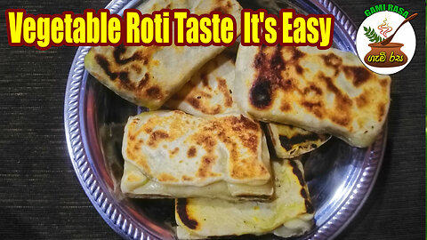 Vegetable Roti Taste It's Easy