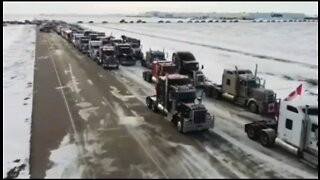 More Truckers Head to Ottawa Canada For Freedom Convoy