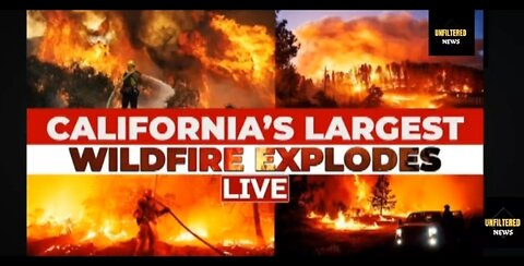 CALIFORNIA'S LARGEST WILDFIRE EXPLODES