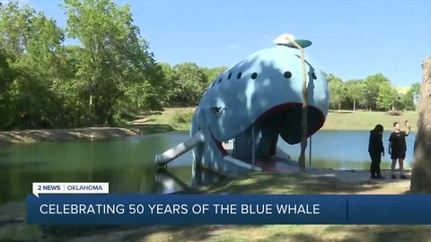 Celebrating 50 years of Catoosa's Blue Whale