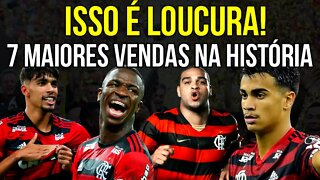 ISSO É LOUCURA! AS SETE MAIORES VENDAS DO FLAMENGO NA HISTÓRIA - É TRETA!!! NOTÍCIAS DO FLAMENGO