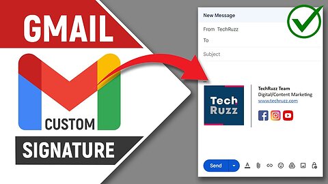 How to Add Email Signature in Gmail | Custom Gmail Signature