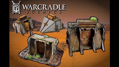 MDF Kit : WarCradle Scenics - Promethean Complex - Mine Entrances