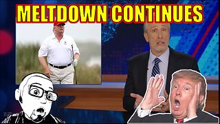 Jon Stewart goes after Trump Bond reduction.