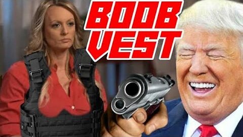 STORMY WORE CLEAVAGE EXPOSING BULLETPROOF VEST TO COURT