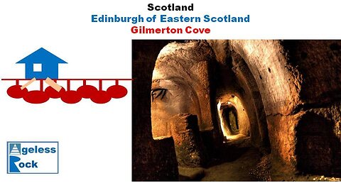 Creepy Underground Gilmerton Cove of Scotland.