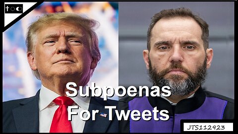 Subpoenas for Tweets - JTS11292023