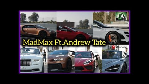 Andrew Tate's Amazing New Car Collection 😱 MadMax Ft | TATE CONFIDENTIAL