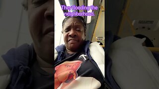 Riding he 66 bus to Hell. #blackyoutube #skit#publictransportation #short