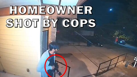 Homeowner With Rifle Shot By Cops While Protecting Home On Video - LEO Round Table S07E52a