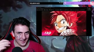 REACT Rap do Natsu (Fairy Tail) - COMO SE EU FOSSE UM DRAGÃO | NERD HITS