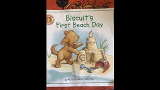 Auntie Paula reads “ Biscuit’s First Beach Day”