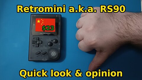 Having a look at the $23 Retromini / RS90 from AliExpress