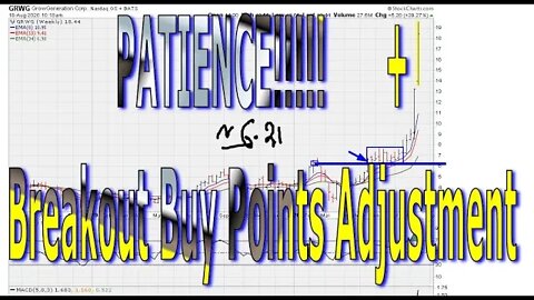 PATIENCE PLUS The Need To Adjustment Breakout Buy Points - #1238