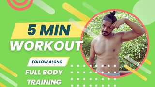 Quick full body follow along workout at home
