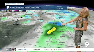 Cooler air and a chance for rain coming