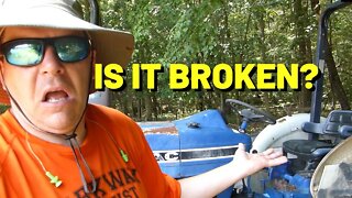 #155 Is The Old Blue Tractor Broken? Plus Mowing & Watering