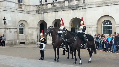 Dismount blues and royals #horseguardsparade