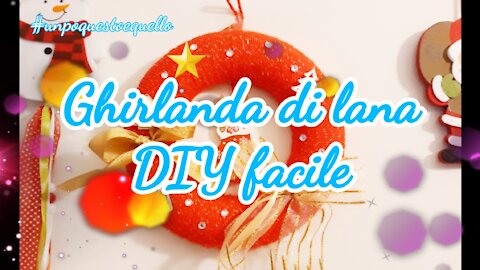 Ghirlanda DIY Christmas 🎄🌟