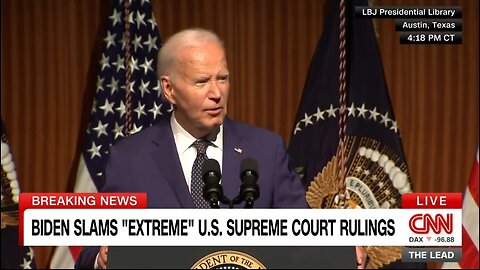 Biden Claims GOP Is Planning An Onslaught On Civil Rights