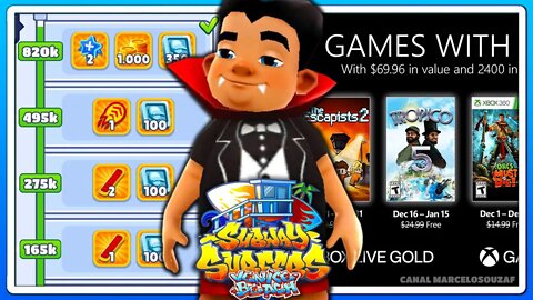 Subway Surfers Venice Beach 2021 | Xbox Games With Gold de Dezembro | Recorde com King Count