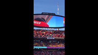 January 22, 2022 - Chief’s Championship Game in 2022 - Walker Hayes singing during halftime..