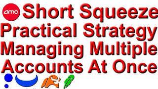 AMC Short Squeeze Practical Strategy Managing Public App, WeBull, MooMoo + Robinhood #AMC $AMC