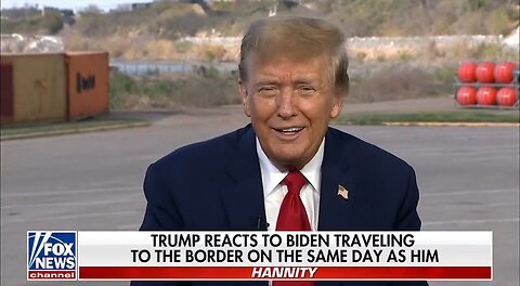 Trump Calls Out Biden For His Photo Op Border Visit