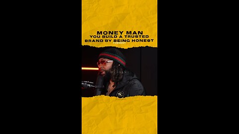 @moneyman You build a trusted brand by being honest