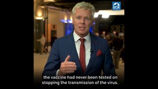 Pfizer COVID Vaccine Never Test on Preventing Transmission | Rob Roos Netherlands MEP