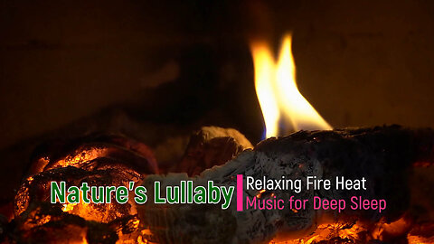 Nature's Lullaby: Relaxing Fire Heat Comfort Music for Deep Sleep