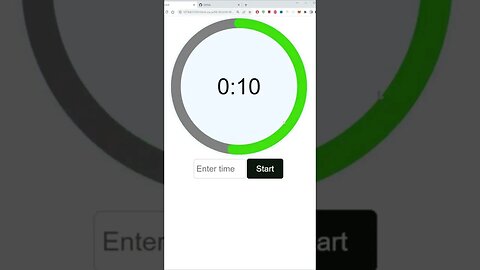 Countdown timer using react ja