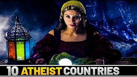 Top 10 country with the highest percentage of atheists