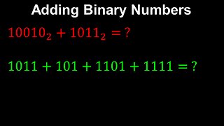 Adding Binary Numbers - Discrete Mathematics