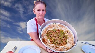 Sdo e besoni shijen e mrekullueshme qe kishte kjo PITE. Albanian Traditional Pie! Pite Tradicionale