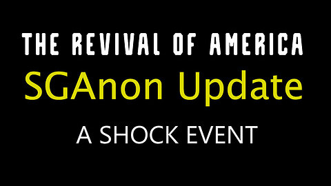 SG Anon Situation Update Dec "The Revival of America"