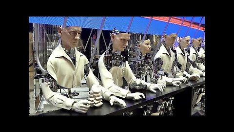 Human Robot Mass Production Process with New 3D Printer Factory in Korea