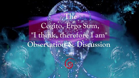 The Cogito Ergo Sum - I Think therfore I Am - Observation & Discussion