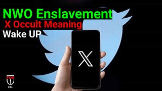 Occult Symbolism of the Twitter X Logo - End of Days Beast System