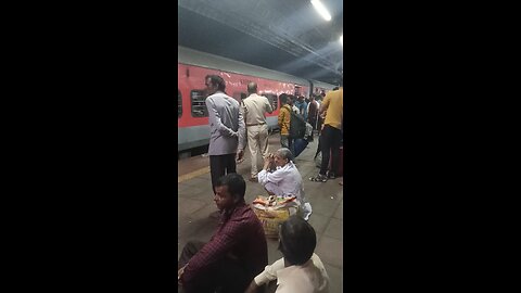 Railway station accident